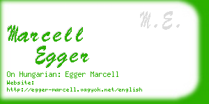marcell egger business card
